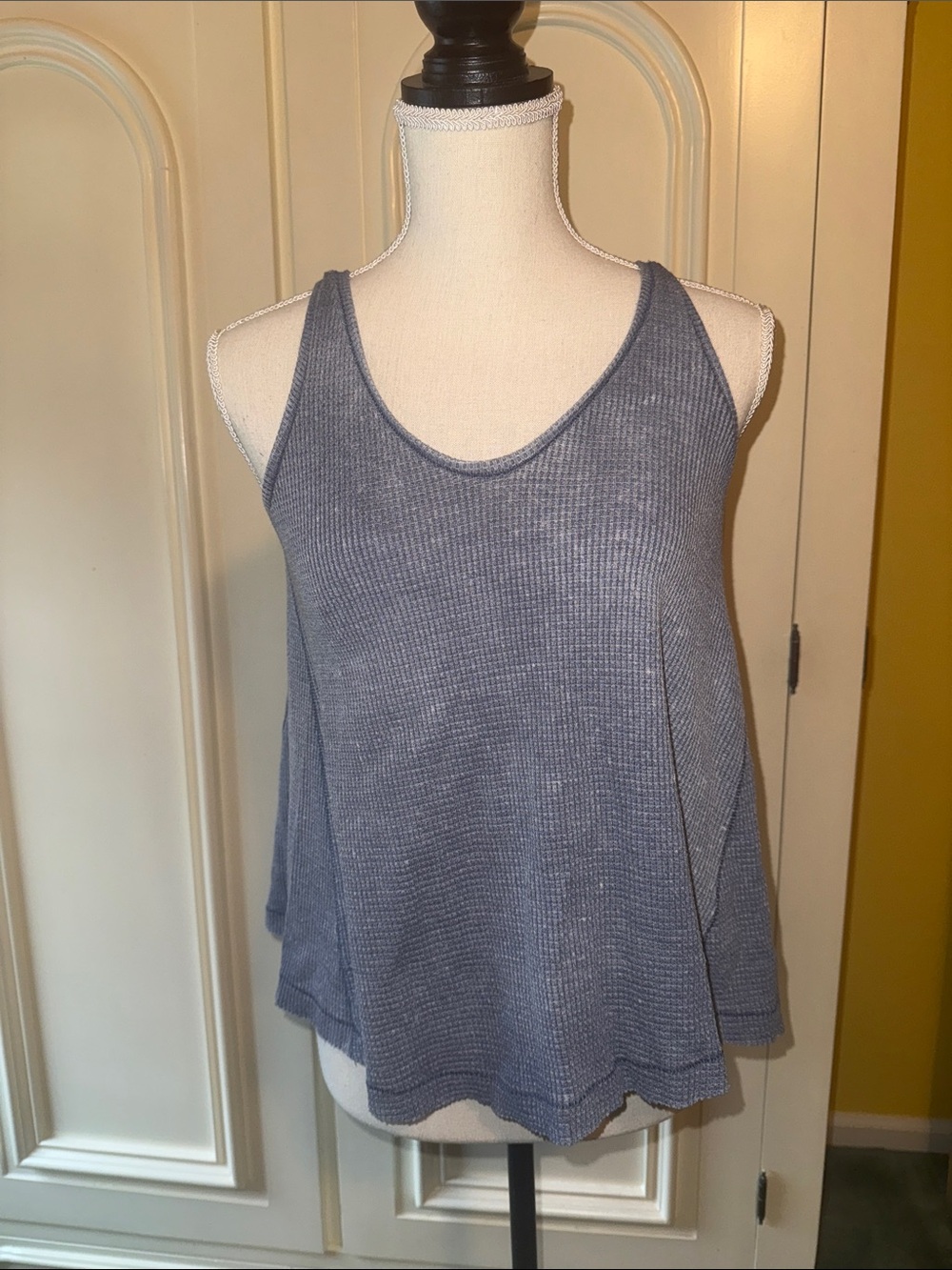 We the free Waffle Knit Scoop Neck Tank Top -